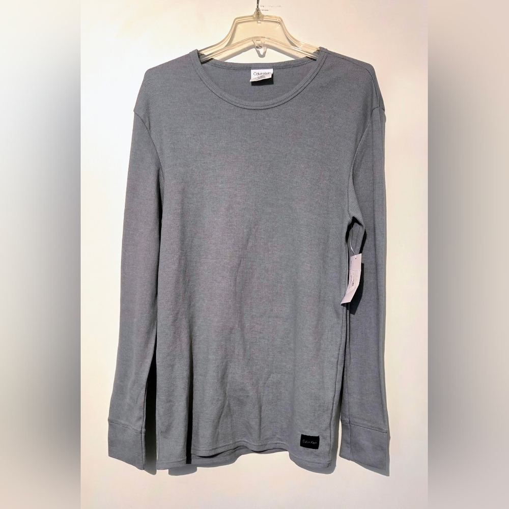 BNWT Calvin Klein Men's Lounge Top; Cotton Blend; Woven Weave; Size Large;